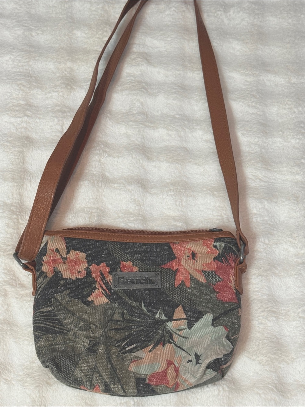 BENCH Tropical Canvas Crossbody Bag